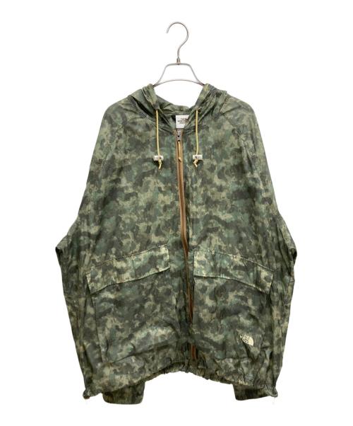 THE NORTH FACE（ザ ノース フェイス）THE NORTH FACE (ザ ノース フェイス) カモフラナイロンジャケット グリーン×カーキ サイズ:SIZE XXLの古着・服飾アイテム