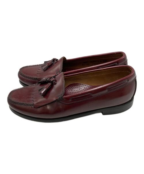 G.H.BASS（ジーエイチバス）G.H.BASS (ジーエイチバス) タッセルローファー バーガンディー サイズ:SIZE US9.5の古着・服飾アイテム