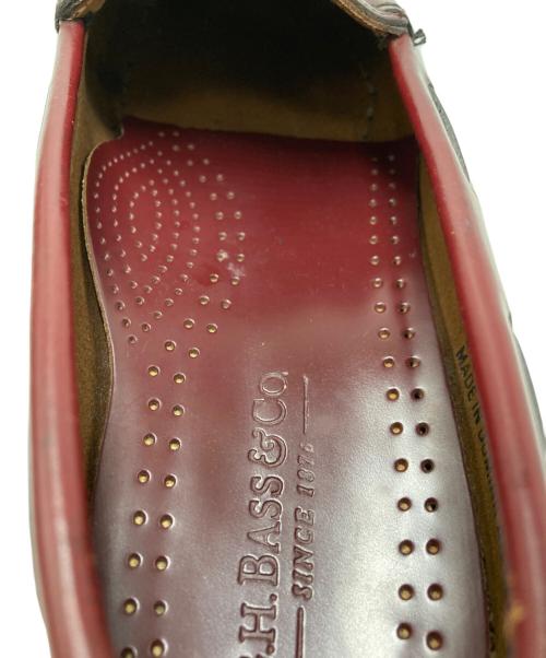 G.H.BASS（ジーエイチバス）G.H.BASS (ジーエイチバス) タッセルローファー バーガンディー サイズ:SIZE US9.5の古着・服飾アイテム