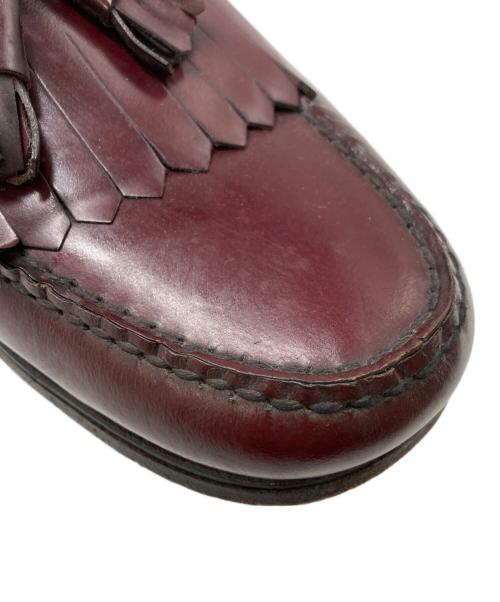 G.H.BASS（ジーエイチバス）G.H.BASS (ジーエイチバス) タッセルローファー バーガンディー サイズ:SIZE US9.5の古着・服飾アイテム
