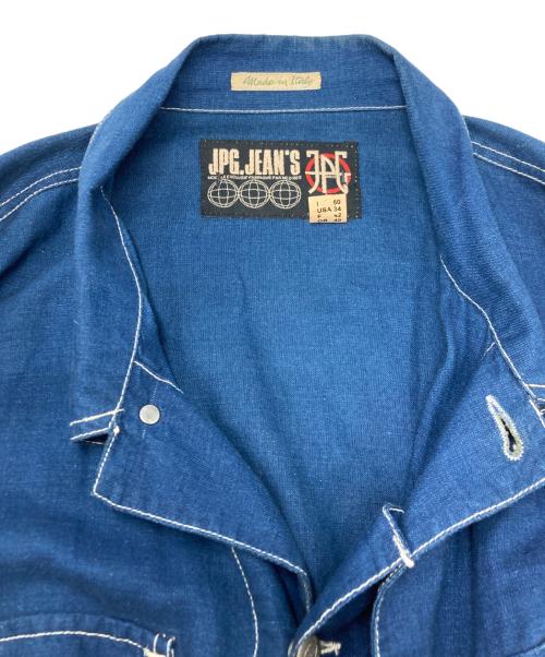 Jean Paul GAULTIER JEANS（ジャンポールゴルチエジーンズ）Jean Paul GAULTIER JEANS (ジャンポールゴルチエジーンズ) コットンリネンジャケット インディゴ サイズ:SIZE 50の古着・服飾アイテム