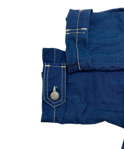 Jean Paul GAULTIER JEANS（ジャンポールゴルチエジーンズ）Jean Paul GAULTIER JEANS (ジャンポールゴルチエジーンズ) コットンリネンジャケット インディゴ サイズ:SIZE 50の古着・服飾アイテム