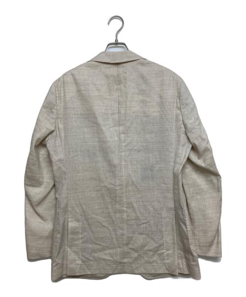 BOSS（ボス）BOSS (ボス) リネンテーラードジャケット アイボリー サイズ:SIZE 46の古着・服飾アイテム