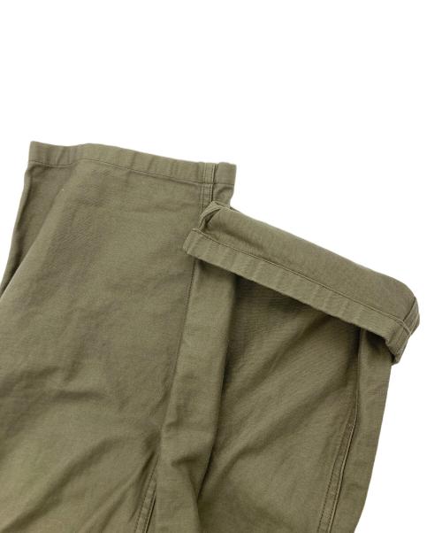 HYKE（ハイク）HYKE (ハイク) BACK SATIN BAKER PANTS カーキ サイズ:SIZE1の古着・服飾アイテム