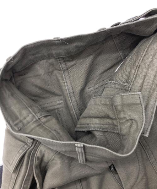 HYKE（ハイク）HYKE (ハイク) BACK SATIN BAKER PANTS カーキ サイズ:SIZE1の古着・服飾アイテム