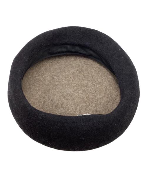 Vivienne Westwood（ヴィヴィアンウエストウッド）Vivienne Westwood (ヴィヴィアンウエストウッド) ベレー帽 ブラック×ブラウン サイズ:S~Mの古着・服飾アイテム