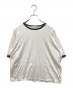 Graphpaperグラフペーパー）の古着「リンガーTシャツ」｜ホワイト
