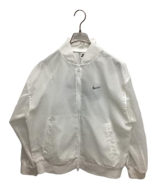 NIKE（ナイキ）NIKE (ナイキ) ESSENTIALS WOVEN ボンバージャケット ホワイト サイズ:SIZE XLの古着・服飾アイテム