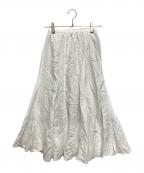 Plageプラージュ）の古着「glace flare スカート」｜ホワイト