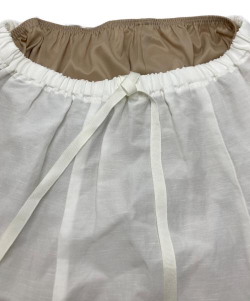 Plage（プラージュ）Plage (プラージュ) glace flare スカート ホワイト サイズ:SIZE　34の古着・服飾アイテム
