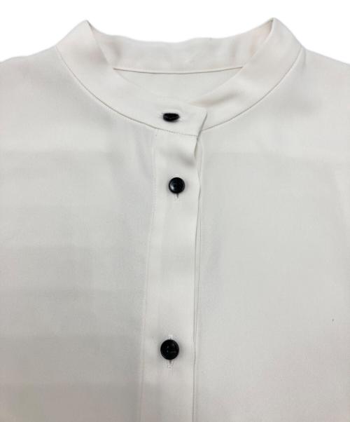 Noble（ノーブル）Noble (ノーブル) スクエアースリーブフロントオープンブラウス ホワイト サイズ:SIZE　FREEの古着・服飾アイテム