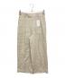 Noble（ノーブル）の古着「麻ストレッチスラックスパンツ」｜ベージュ