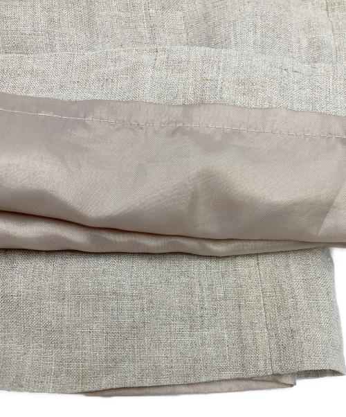 SLOBE IENA（スローブ イエナ）SLOBE IENA (スローブ イエナ) フレンチリネンタイトスカート ベージュ サイズ:SIZE 38の古着・服飾アイテム