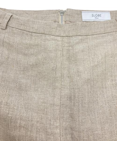 SLOBE IENA（スローブ イエナ）SLOBE IENA (スローブ イエナ) フレンチリネンタイトスカート ベージュ サイズ:SIZE 38の古着・服飾アイテム