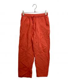 IENA（イエナ）の古着「リネンレーヨンイージーパンツ」｜オレンジ