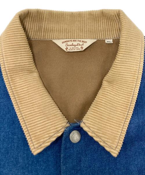 SUNDAYS BEST（サンデイズベスト）SUNDAYS BEST (サンデイズベスト) COACHES JACKET インディゴ サイズ:SIZE XLの古着・服飾アイテム