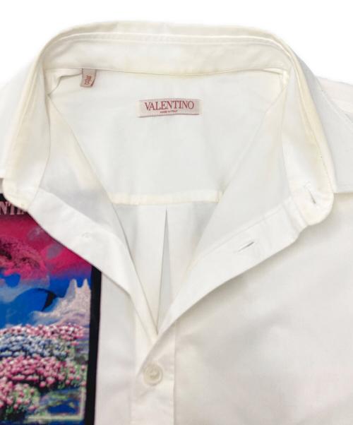 VALENTINO（ヴァレンティノ）VALENTINO (ヴァレンティノ) WATER NIGHTS オーバーサイズ シャツ ホワイト サイズ:SIZE 38の古着・服飾アイテム