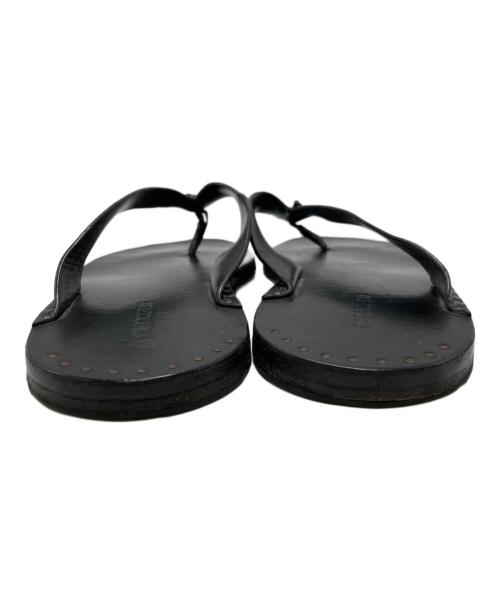 JIL SANDER（ジルサンダー）JIL SANDER (ジルサンダー) ポストサンダル ブラック サイズ:SIZE 40の古着・服飾アイテム