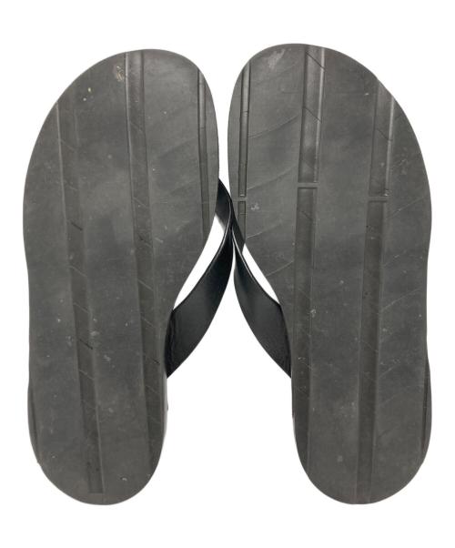 JIL SANDER（ジルサンダー）JIL SANDER (ジルサンダー) ポストサンダル ブラック サイズ:SIZE 40の古着・服飾アイテム