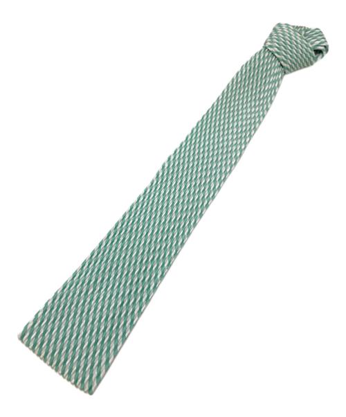 HOMME PLISSE ISSEY MIYAKE（オム プリッセ イッセイ ミヤケ）HOMME PLISSE ISSEY MIYAKE (オム プリッセ イッセイ ミヤケ) プリーツネクタイ グリーン サイズ:実寸サイズをご参照下さい。の古着・服飾アイテム