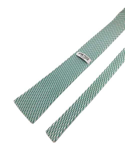 HOMME PLISSE ISSEY MIYAKE（オム プリッセ イッセイ ミヤケ）HOMME PLISSE ISSEY MIYAKE (オム プリッセ イッセイ ミヤケ) プリーツネクタイ グリーン サイズ:実寸サイズをご参照下さい。の古着・服飾アイテム