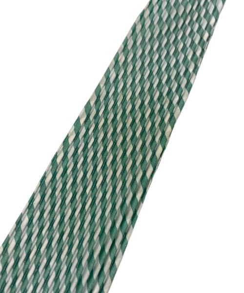 HOMME PLISSE ISSEY MIYAKE（オム プリッセ イッセイ ミヤケ）HOMME PLISSE ISSEY MIYAKE (オム プリッセ イッセイ ミヤケ) プリーツネクタイ グリーン サイズ:実寸サイズをご参照下さい。の古着・服飾アイテム