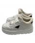 PRADA (プラダ) トライアングルロゴボア スニーカー ホワイト サイズ:SIZE 35 1/2：53000円