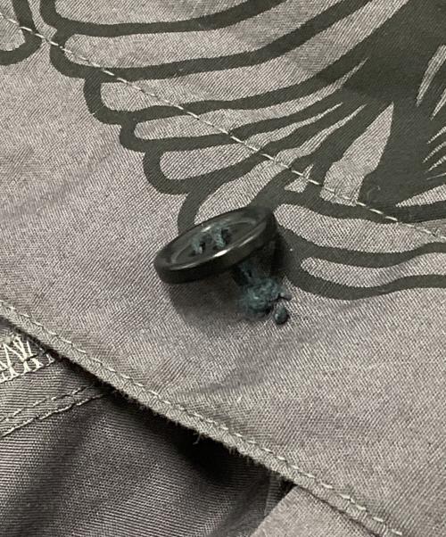 NEMETH（ネメス）NEMETH (ネメス) ロープ柄シャツ グレー サイズ:SIZE Mの古着・服飾アイテム