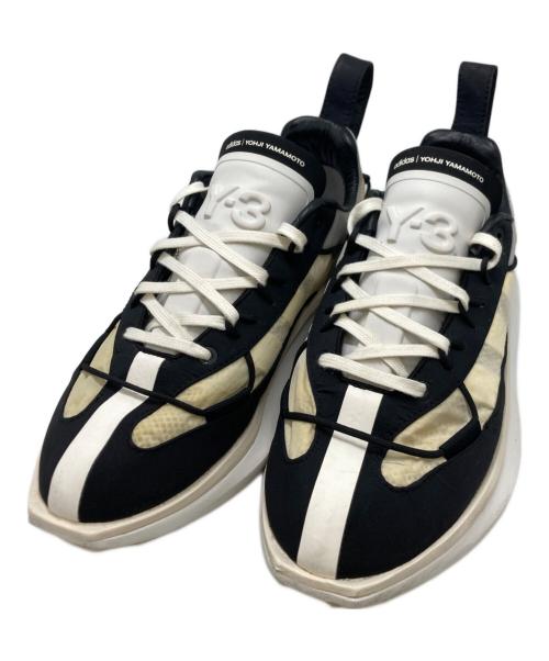 YOHJI YAMAMOTO（ヨウジヤマモト）YOHJI YAMAMOTO (ヨウジヤマモト) adidas (アディダス) SHIKU RUN ブラック×ベージュ サイズ:SIZE 25.5cmの古着・服飾アイテム