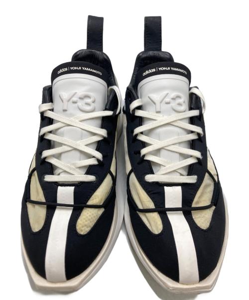 YOHJI YAMAMOTO（ヨウジヤマモト）YOHJI YAMAMOTO (ヨウジヤマモト) adidas (アディダス) SHIKU RUN ブラック×ベージュ サイズ:SIZE 25.5cmの古着・服飾アイテム