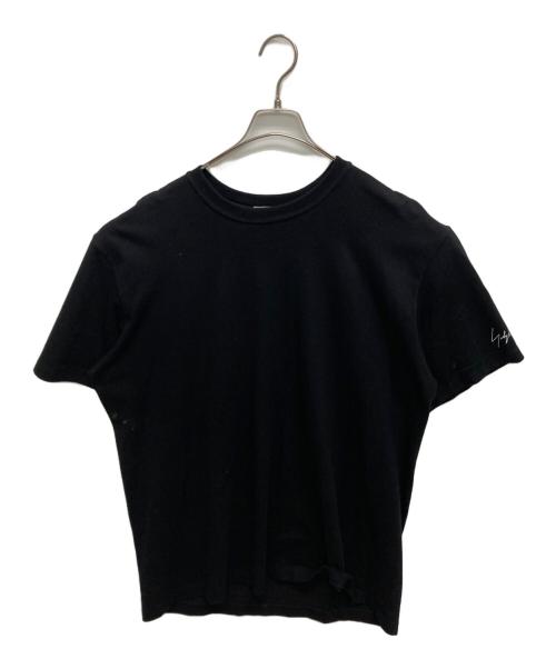 YOHJI YAMAMOTO（ヨウジヤマモト）YOHJI YAMAMOTO (ヨウジヤマモト) 袖ロゴプリントTシャツ ブラック サイズ:SIZE 4の古着・服飾アイテム