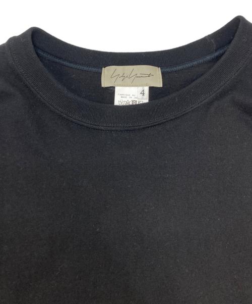 YOHJI YAMAMOTO（ヨウジヤマモト）YOHJI YAMAMOTO (ヨウジヤマモト) 袖ロゴプリントTシャツ ブラック サイズ:SIZE 4の古着・服飾アイテム