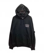 WACKO MARIA×NECKFACEワコマリア×ネックフェイス）の古着「HEAVY WEIGHT HOODED SWEAT SHIRT」｜ブラック