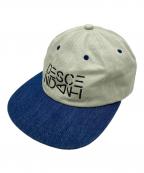 DESCENDANTディセンダント）の古着「CORAL 6PANEL キャップ」｜インディゴ