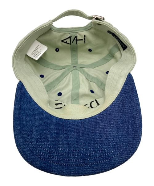 DESCENDANT（ディセンダント）DESCENDANT (ディセンダント) CORAL 6PANEL キャップ インディゴの古着・服飾アイテム