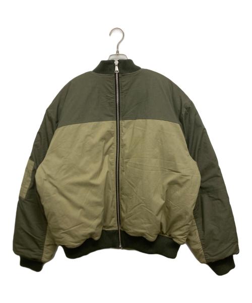 (di)vision（ディヴィジョン）(di)vision (ディヴィジョン) Tech Bomber Jacket カーキ サイズ:SIZE Mの古着・服飾アイテム