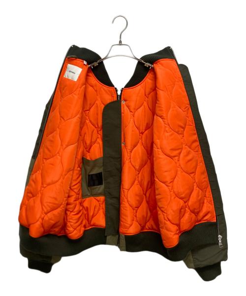 (di)vision（ディヴィジョン）(di)vision (ディヴィジョン) Tech Bomber Jacket カーキ サイズ:SIZE Mの古着・服飾アイテム