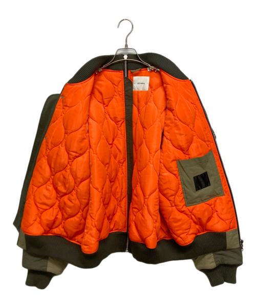 (di)vision（ディヴィジョン）(di)vision (ディヴィジョン) Tech Bomber Jacket カーキ サイズ:SIZE Mの古着・服飾アイテム