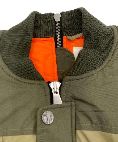 (di)vision（ディヴィジョン）(di)vision (ディヴィジョン) Tech Bomber Jacket カーキ サイズ:SIZE Mの古着・服飾アイテム