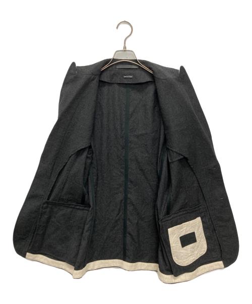 GIORGIO ARMANI（ジョルジョアルマーニ）GIORGIO ARMANI (ジョルジョアルマーニ) シワ加工ウールテーラードジャケット グレー サイズ:SIZE 50の古着・服飾アイテム