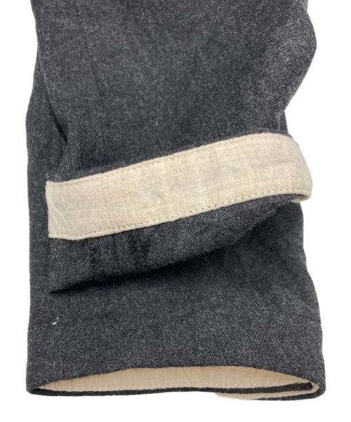 GIORGIO ARMANI（ジョルジョアルマーニ）GIORGIO ARMANI (ジョルジョアルマーニ) シワ加工ウールテーラードジャケット グレー サイズ:SIZE 50の古着・服飾アイテム