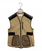 Mame Kurogouchiマメクロゴウチ）の古着「フィールドチノベスト」｜ベージュ