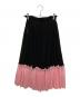 NON TOKYO (ノントーキョー) チュールギャザースカート ブラック×ピンク サイズ:SIZE Free：12000円