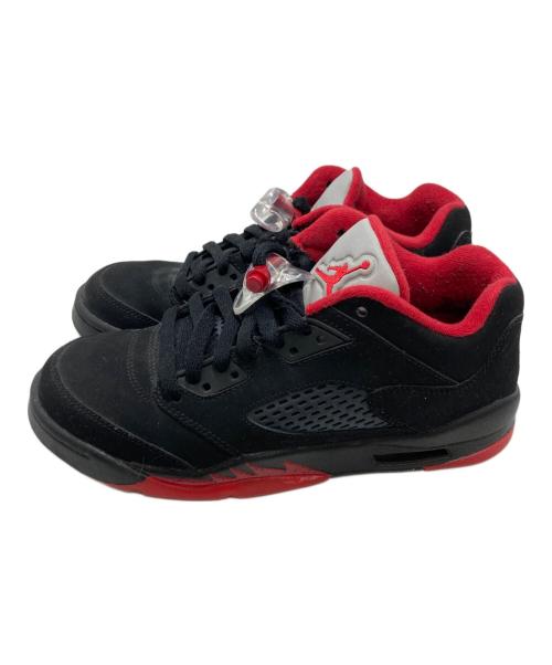 NIKE（ナイキ）NIKE (ナイキ) AIR JORDAN 5 RETRO LOW レッド×ブラック サイズ:SIZE US6.5の古着・服飾アイテム