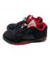 NIKE (ナイキ) AIR JORDAN 5 RETRO LOW レッド×ブラック サイズ:SIZE US6.5：6000円