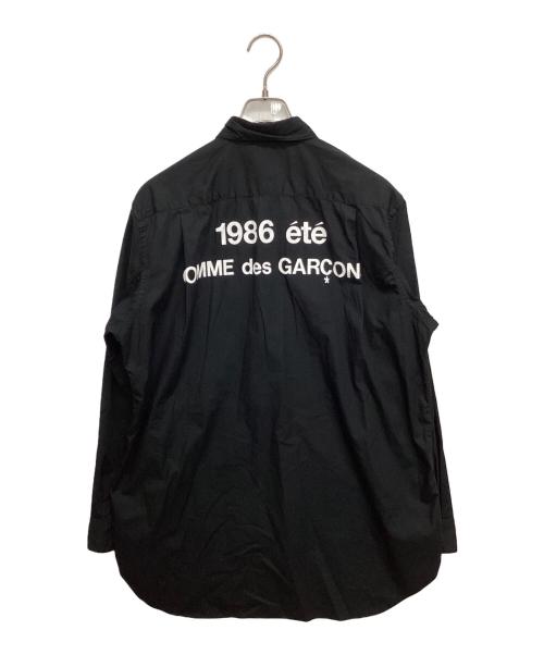 CDG（シーディージー）CDG (シーディージー) 1986 ARCHIVE SHIRT ブラック サイズ:SIZE XLの古着・服飾アイテム