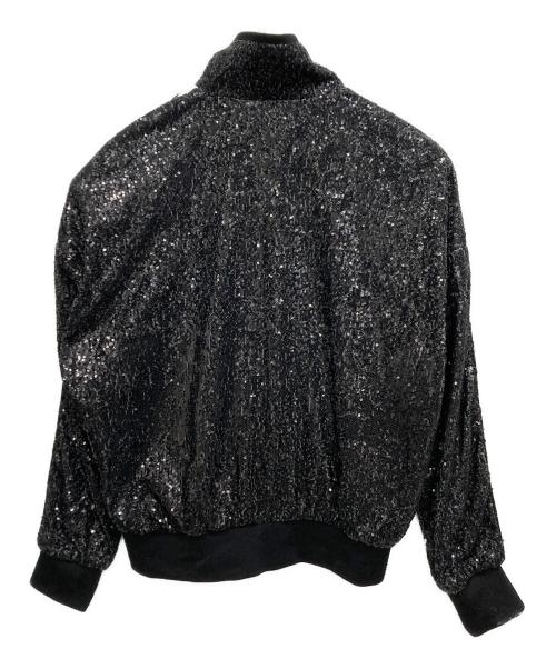 adidas（アディダス）adidas (アディダス) BLUE VERSION スパンコール トラックジャケット ブラック サイズ:SIZE Mの古着・服飾アイテム