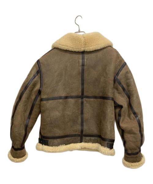 AVIREX（アヴィレックス）AVIREX (アヴィレックス) B-3フライトムートンジャケット ブラウン サイズ:SIZE 38の古着・服飾アイテム