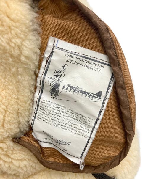 AVIREX（アヴィレックス）AVIREX (アヴィレックス) B-3フライトムートンジャケット ブラウン サイズ:SIZE 38の古着・服飾アイテム