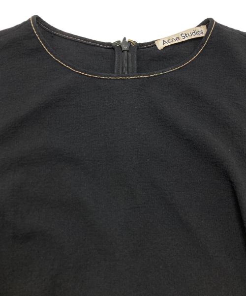 Acne studios（アクネ ストゥディオス）Acne studios (アクネ ストゥディオス) カッティングデザインノースリーブワンピース ブラック サイズ:SIZE 38の古着・服飾アイテム